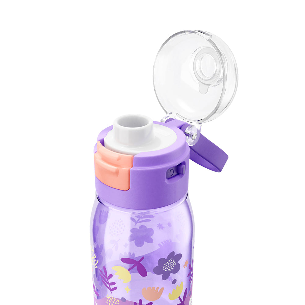 Zoku Purple Kids Flip Gulp Bottle 475ml