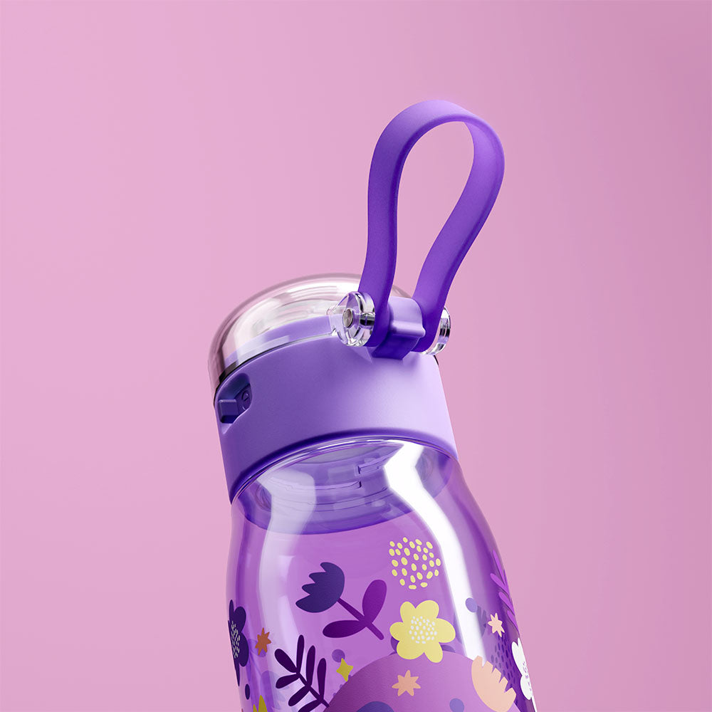 Zoku Purple Kids Flip Gulp Bottle 475ml