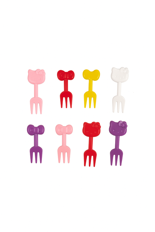 Cartoon hello kitty Fruit Picke Set (10 Pcs)
