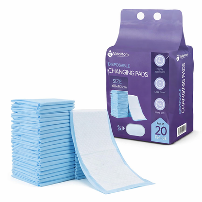 VidaMom Disposable Changing Pads (20's)