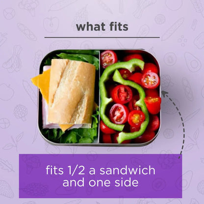 علبة غداء مقسمة من الفولاذ المقاوم للصدأ من Lunchbots