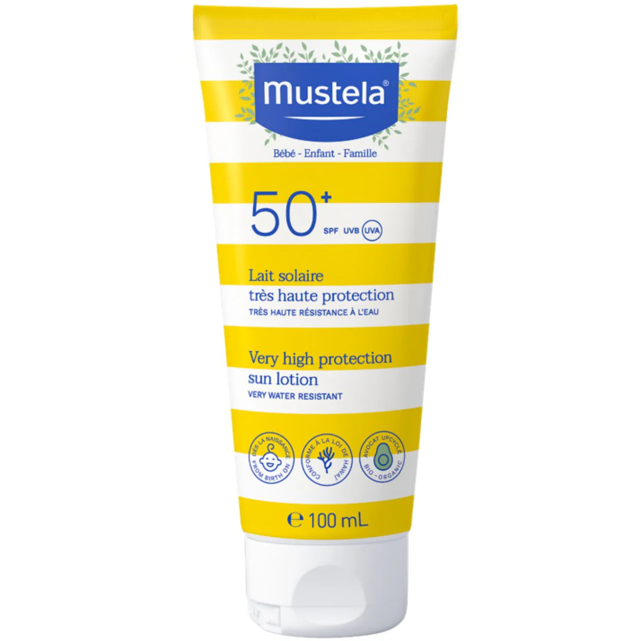 موستيلا لوشن واقٍ من الشمس بحماية عالية جدًا SPF 50+ (100مل)