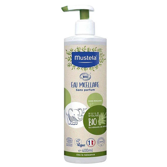 Mustela Certified Organic No-Rinse Micellar Water (400ml)