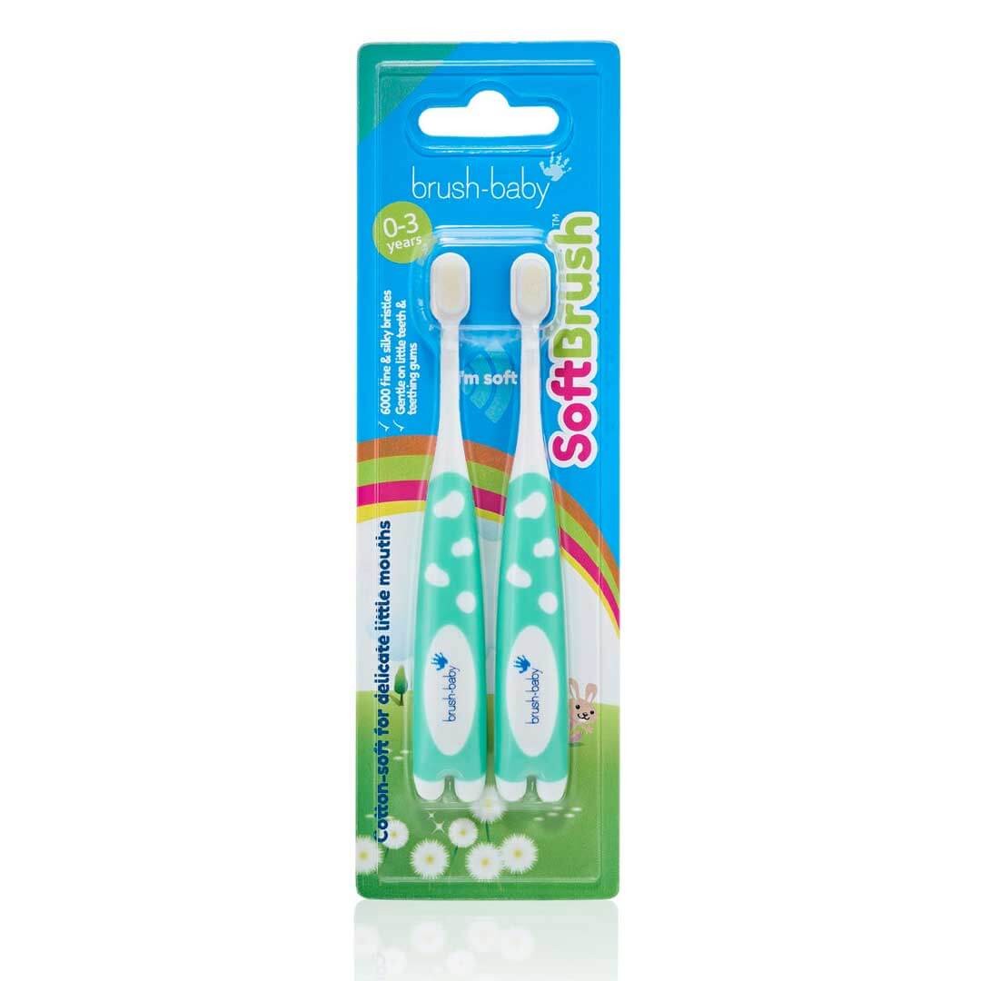 Brush-baby Soft Brush (Pack of 2) with 6000 ultra soft silky bristles