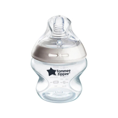 Tommee Tippee Closer to Nature Feeding Bottle 150ml Clear