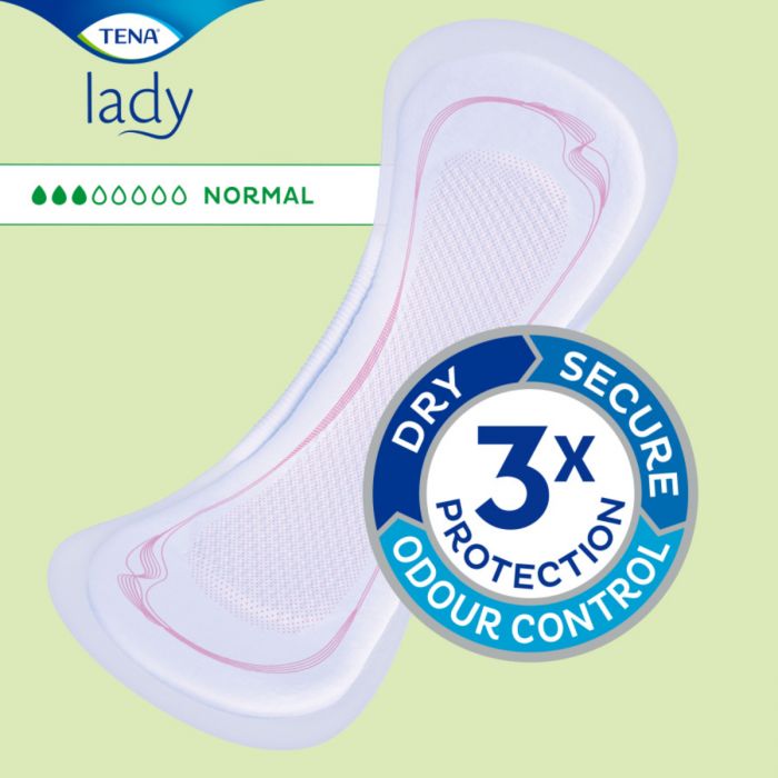 Tena, Lady Pads,Normal - 12 Pcs