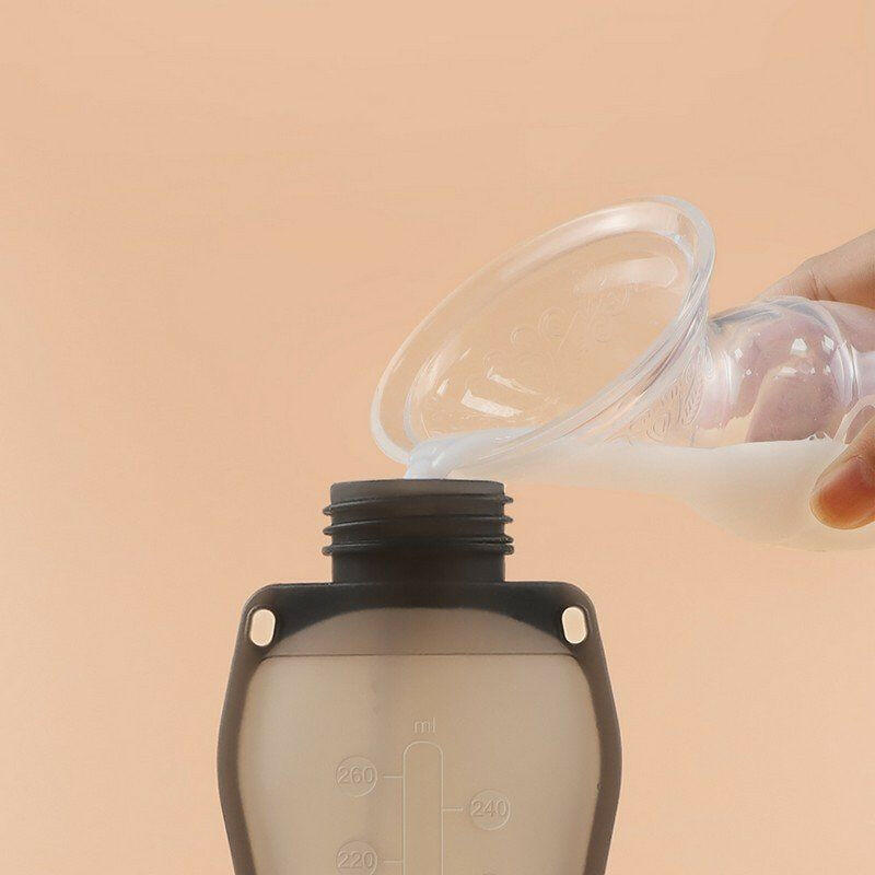 Silicone Milk Storage Bag - 260ml - 2pc By Haakaa.