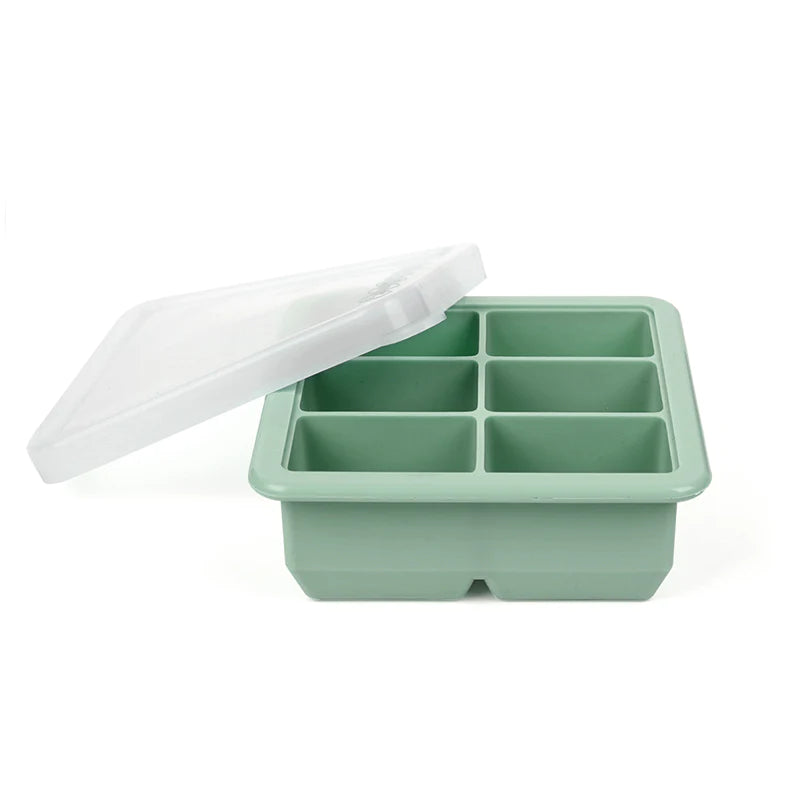 Silicone Easy -Freeze Tray - 6 cups -Green by Haakaa.