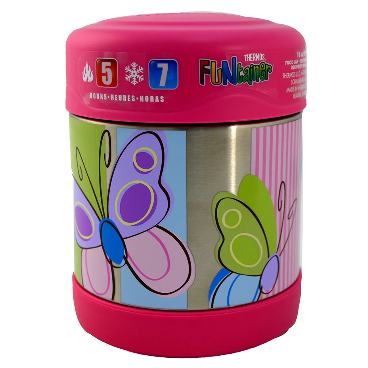 Thermos- Funtainer Stainless Food Jar 290ml- Butterfly