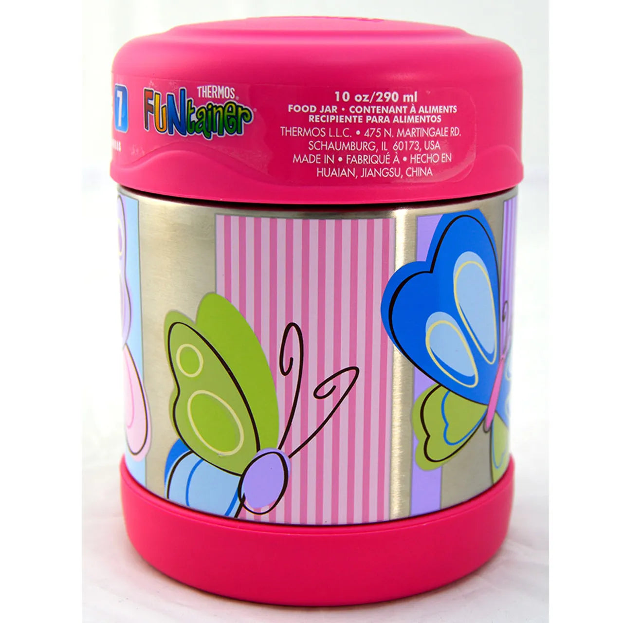 Thermos- Funtainer Stainless Food Jar 290ml- Butterfly