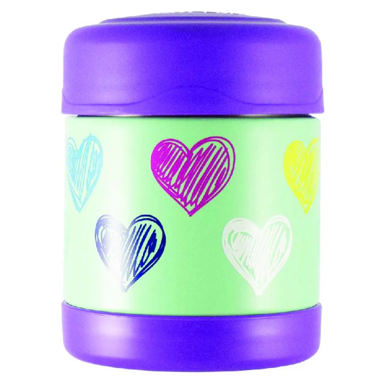 Thermos- Funtainer Stainless Food Jar 290ml- hearts