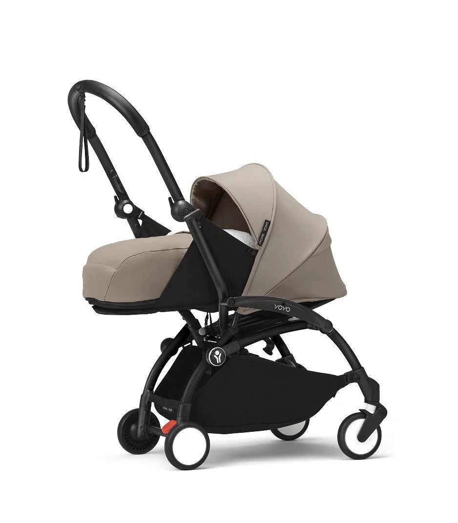 Stokke YOYO³ Black Frame With 0+ Newborn Pack