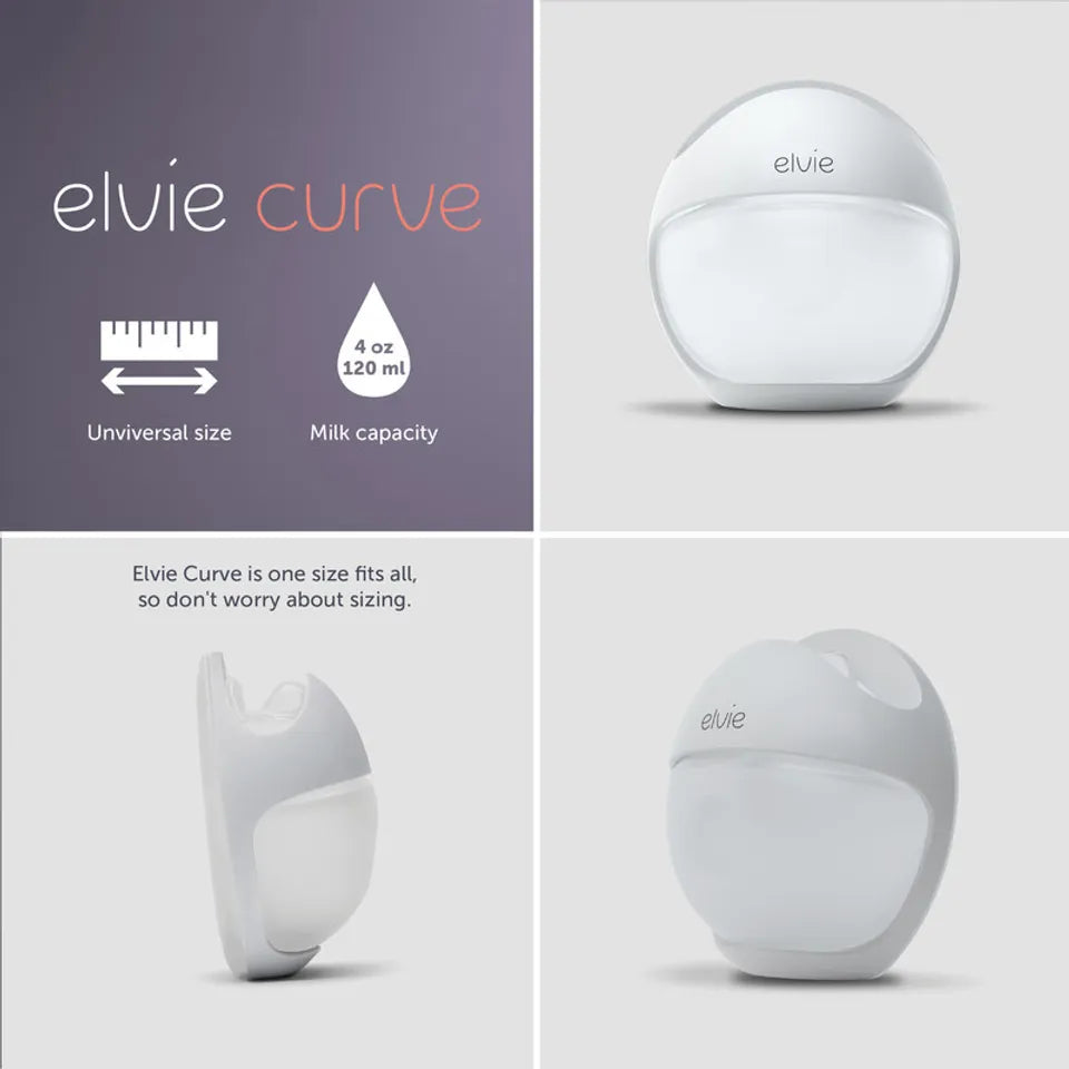 Elvie - Curve Silicone Wearable  Breast Pump