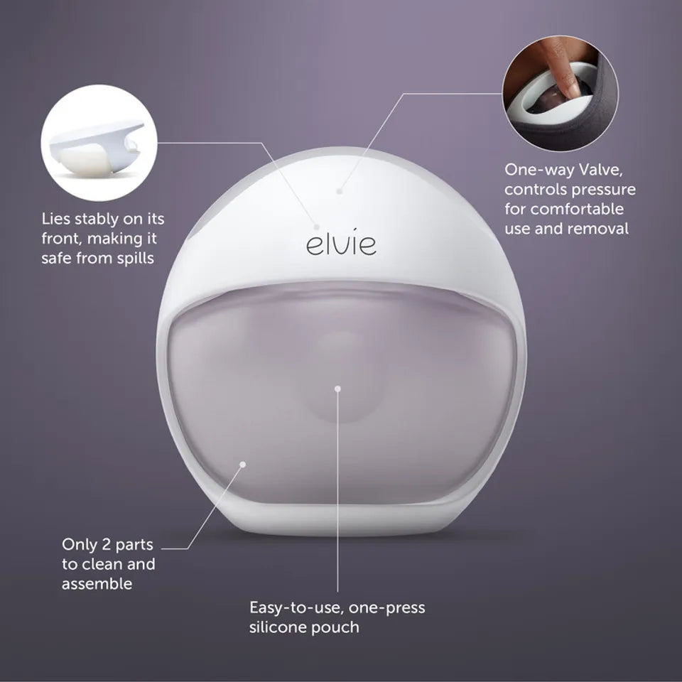 Elvie - Curve Silicone Wearable  Breast Pump