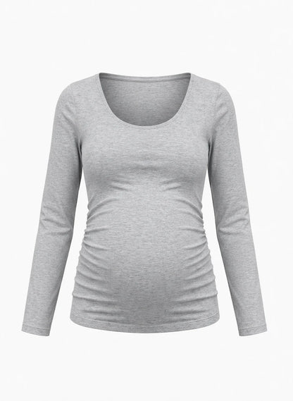 Become a Mom Tube Top (Grey, Medium)
