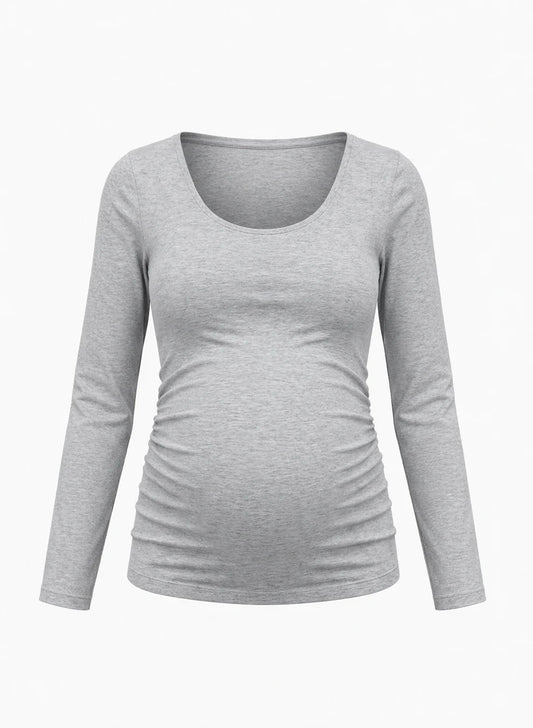 Become a Mom Tube Top (Grey, Large)