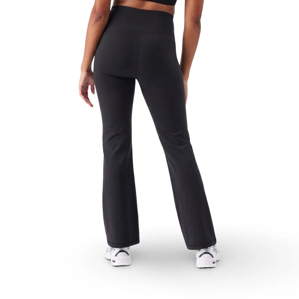 Become a Mom Active Bootcut Pants (Black, Medium)