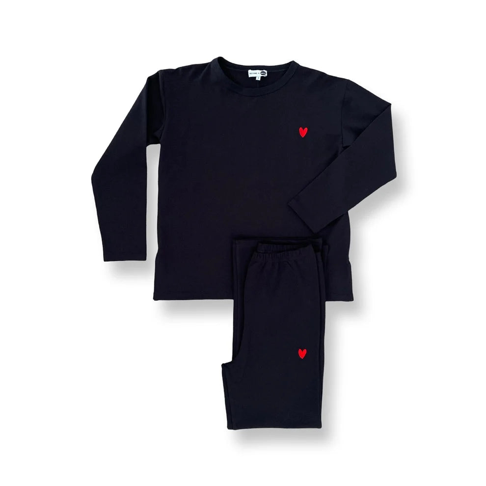 Become a Mom Lego Maternity Tracksuit (Black, Medium)