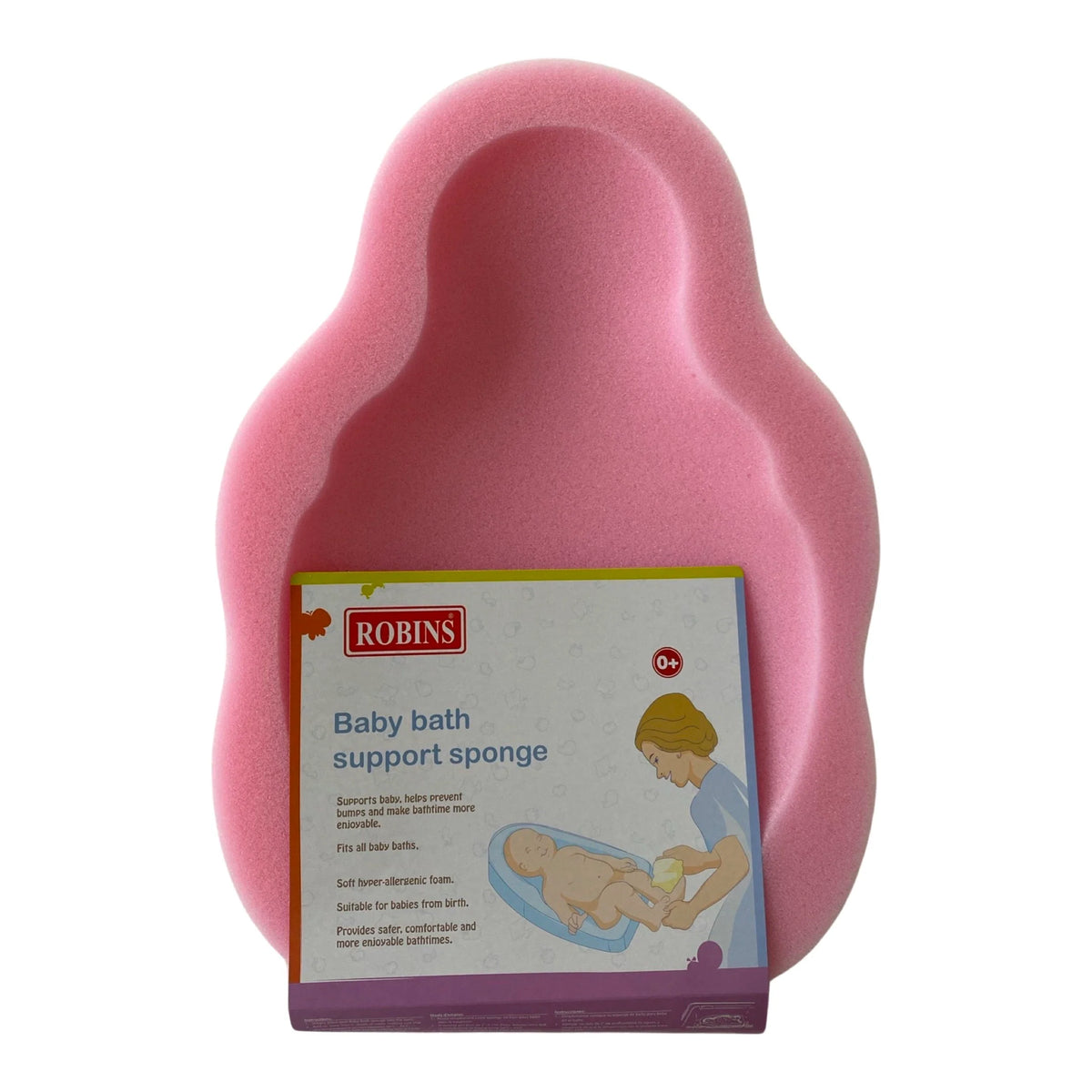 Robins Bath Support Sponge (Pink)