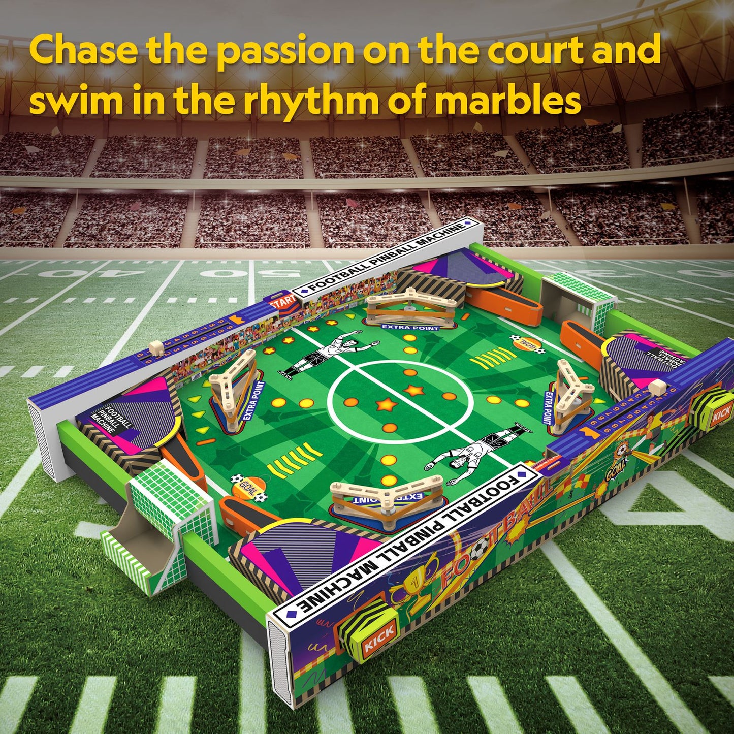 National Geographic Kids 3D Puzzle Football Pinball