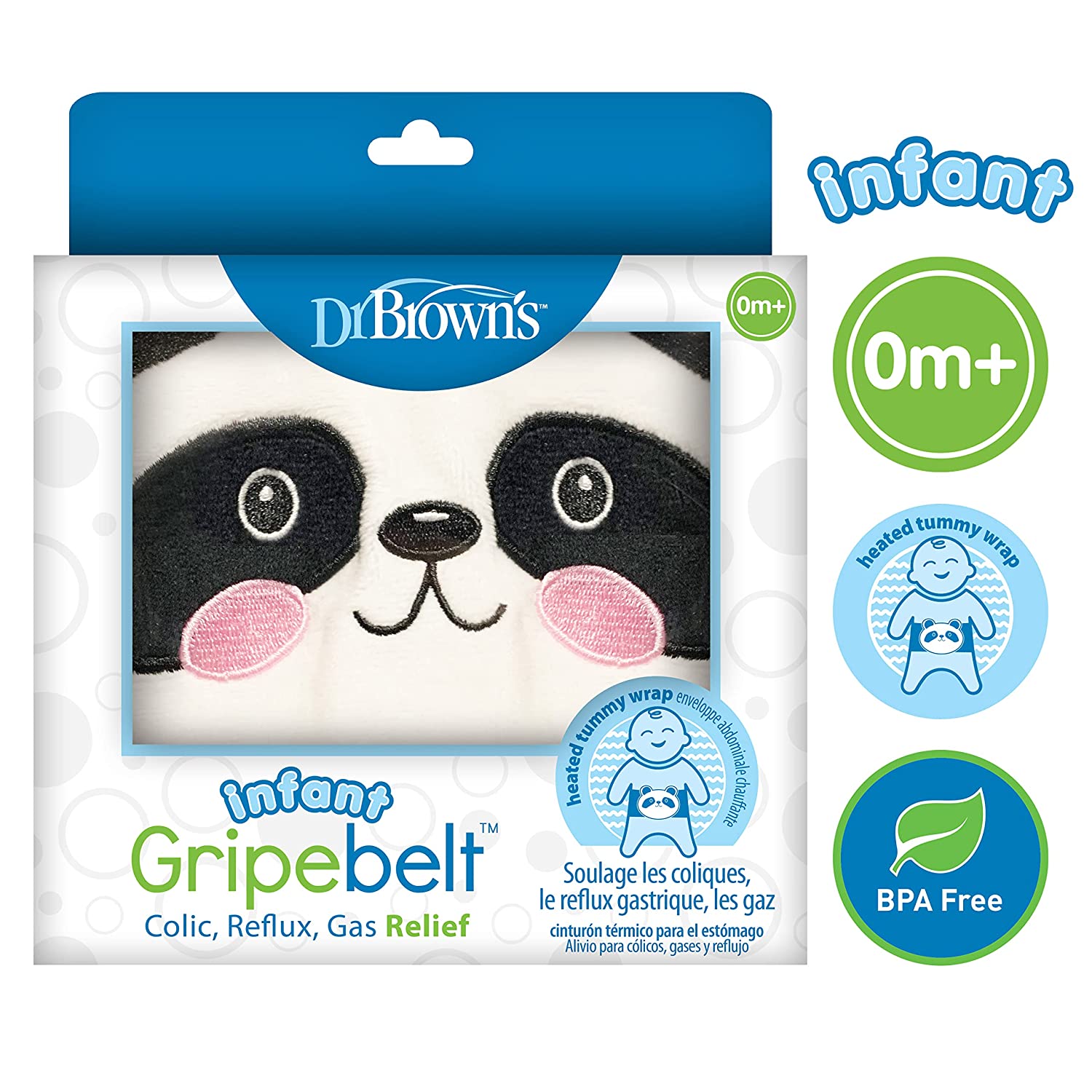 Dr. Browns Infant Gripe belt - Panda.