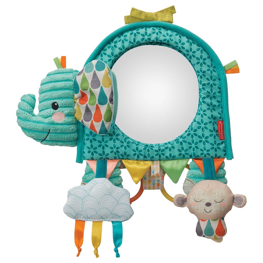 Infantino Go Gaga Elephant Baby Activity Mirror