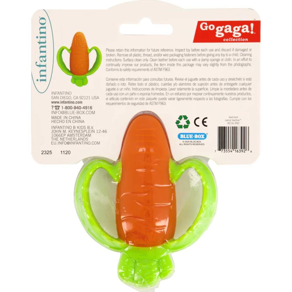 Infantino Good Bites Textured Carrot Teether