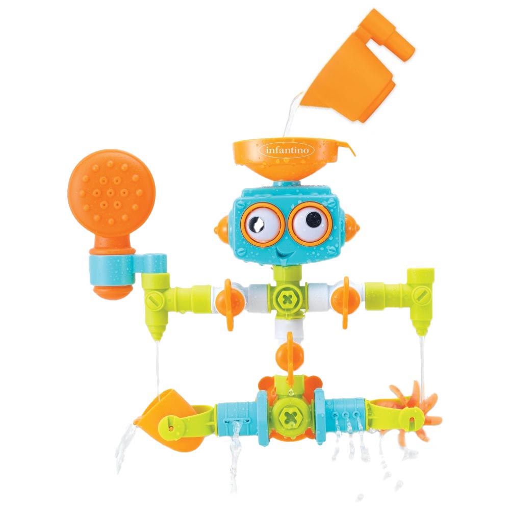 Infantino Sensory Plug & Play Robot Plumber Set