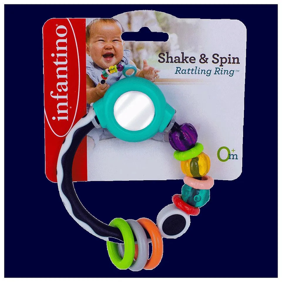 Infantino Shake & Spin Rattling Ring