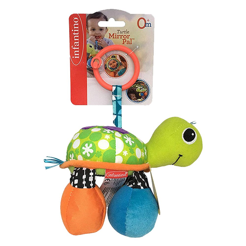 Infantino Topsy Mirror Pal Turtle