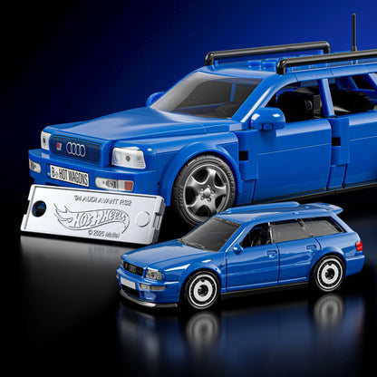 Mattel Brick Shop Hot Wheels Audi Avant RS2 Building Set