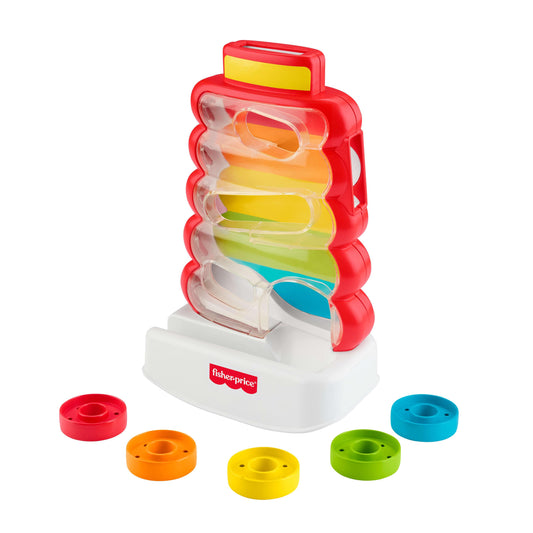 Fisher-Price Drop Through Rock-a-Stack Baby Activity Toy