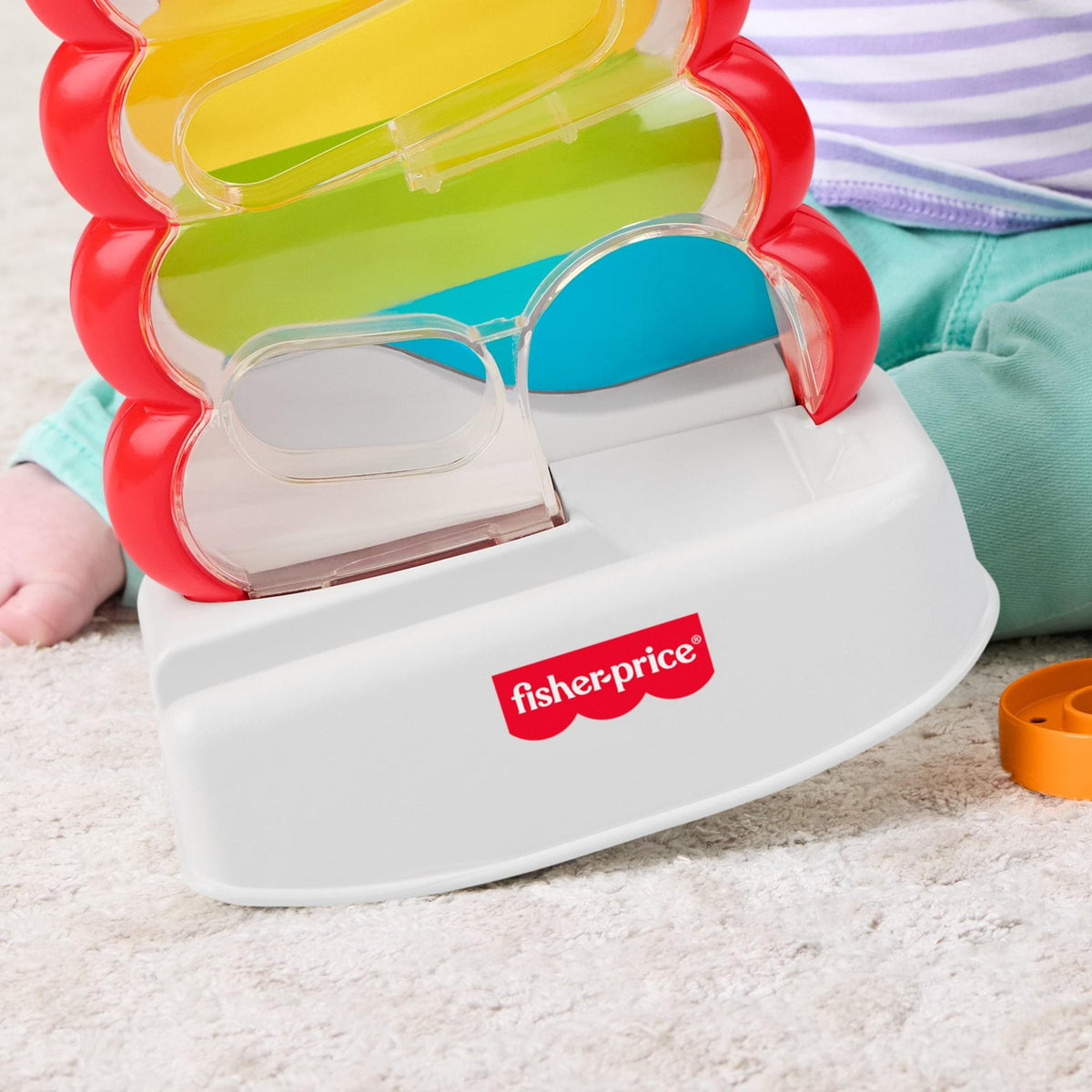 Fisher-Price Drop Through Rock-a-Stack Baby Activity Toy
