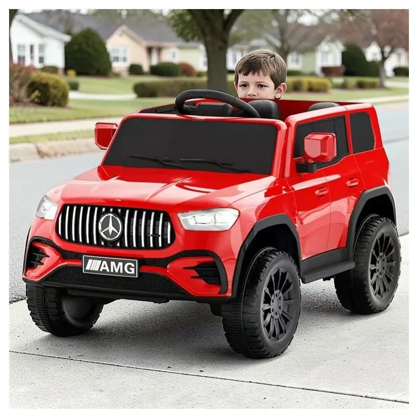 Tobbi Kids - Mercedes AMG Style 12V Battery Ride-On Car with Remote Control - Red