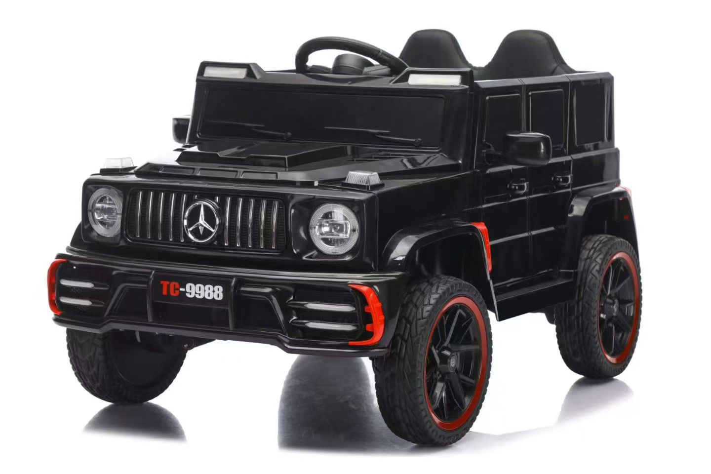 Tobbi Kids  Orbic Kids Mercedes G63 Style Battery Ride On Car 12V (Black)