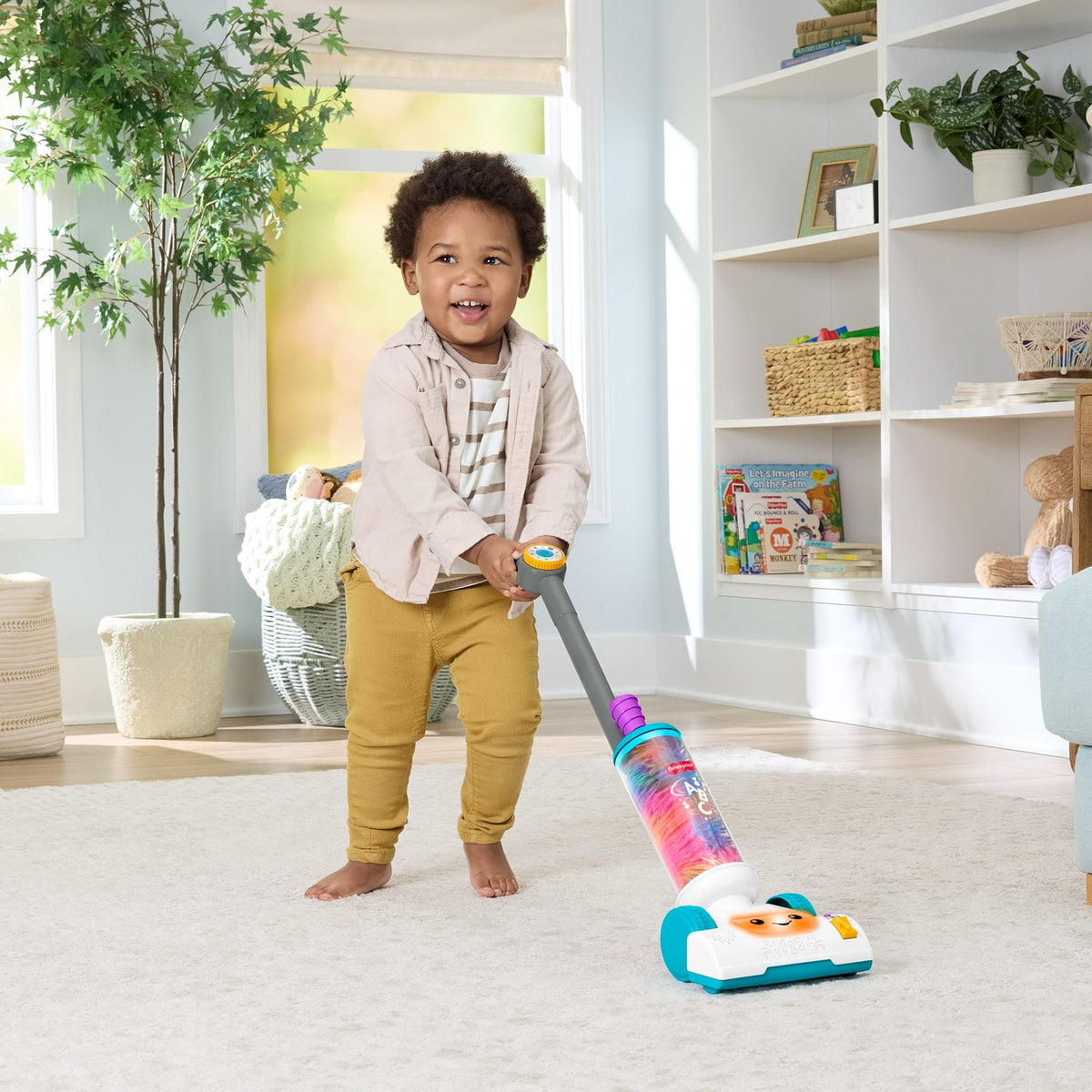 Fisher-Price Laugh & Learn 2-in-1 Vacuum Toy