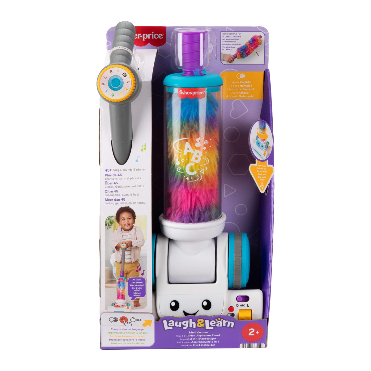 Fisher-Price Laugh & Learn 2-in-1 Vacuum Toy