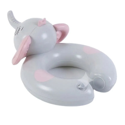 JILONG - Elephant Inflatable Swim Ring Grey