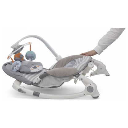 Konig Kids Baby Rocker With Music Light & Toys (Grey)