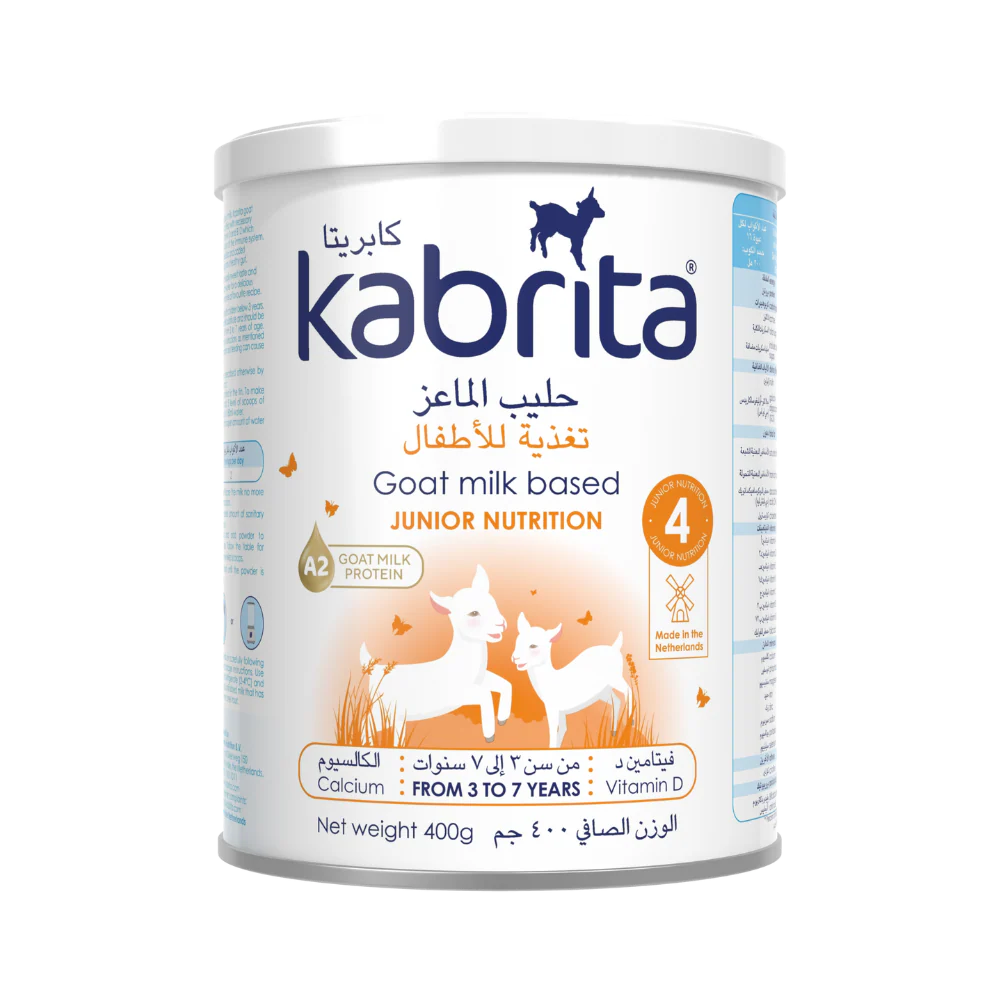 Kabrita Stage 4 Junior Goat Milk Based Growing-up Formula (400g).