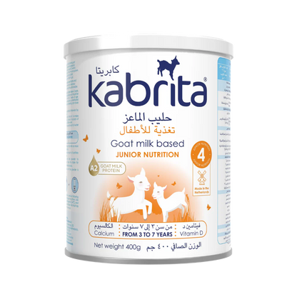 Kabrita Stage 4 Junior Goat Milk Based Growing-up Formula (400g).