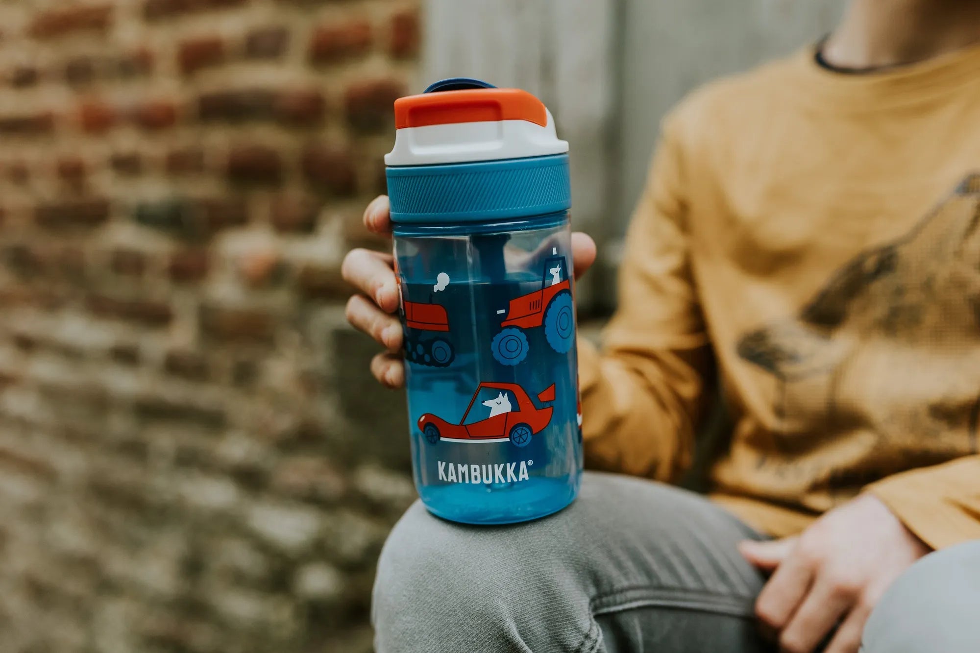 Kambukka Lagoon Kids Water Bottle With Straw (400ml)