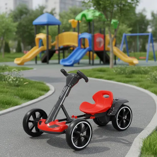Tobbi Kids Electric Foldable Go-Kart with Adjustable Seat