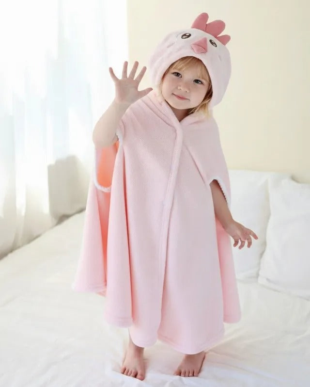 Kinder Valley ChickieCoo Hooded Cape Bath Robe (Pink)