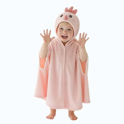 Kinder Valley ChickieCoo Hooded Cape Bath Robe (Pink)