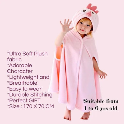 Kinder Valley ChickieCoo Hooded Cape Bath Robe (Pink)