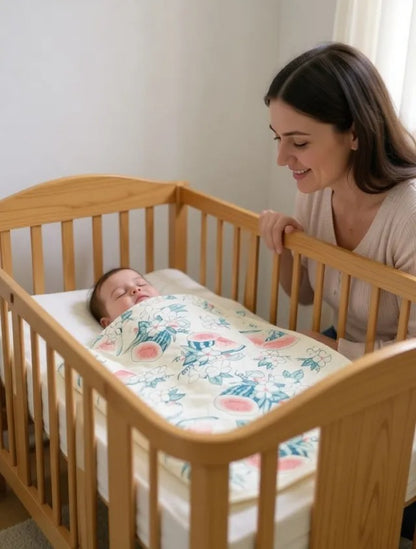 Kinder Valley Melon Print Premium Quilted Cotton Throw