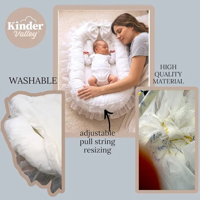 Kinder Valley Signature Baby Carry Nest (White)