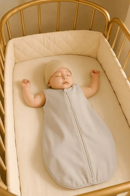 Kinder Valley Sleeveless Grey Cotton Sleeping Bag