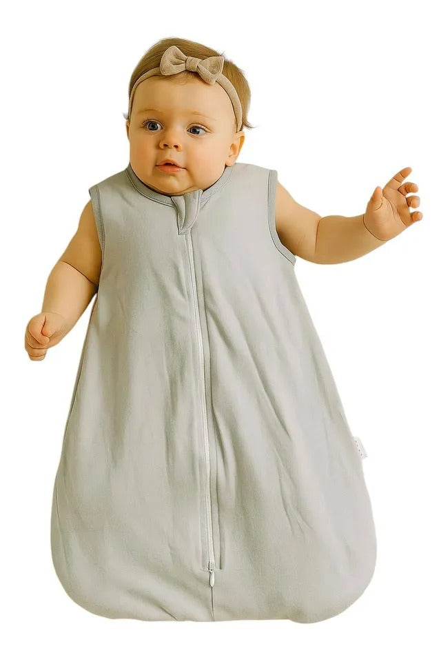 Kinder Valley Sleeveless Grey Cotton Sleeping Bag